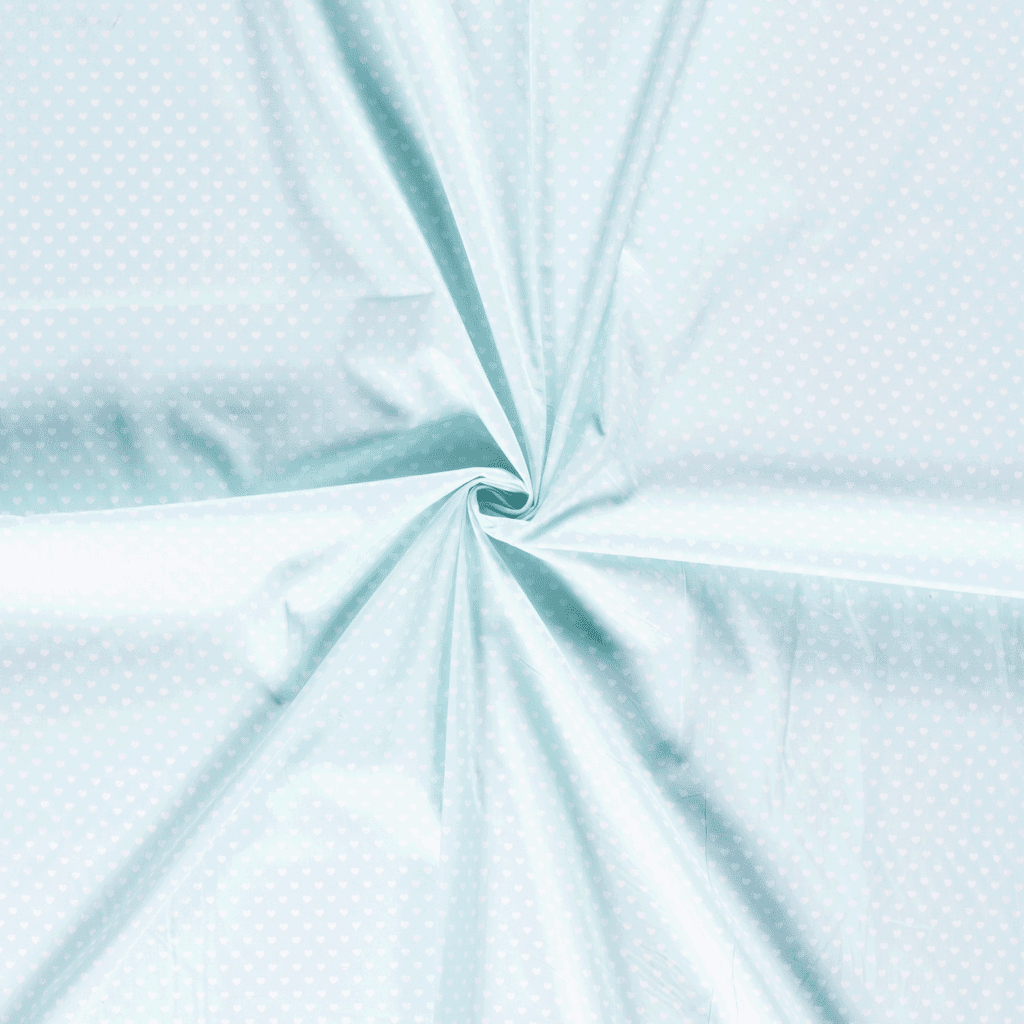 Popeline Coton – Motif Coeurs — vue 7