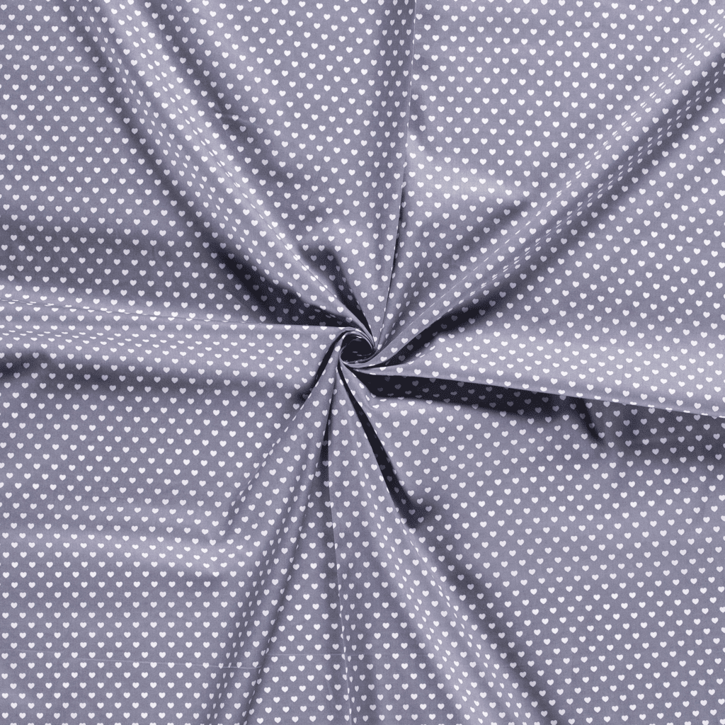 Popeline Coton – Motif Coeurs — vue 11