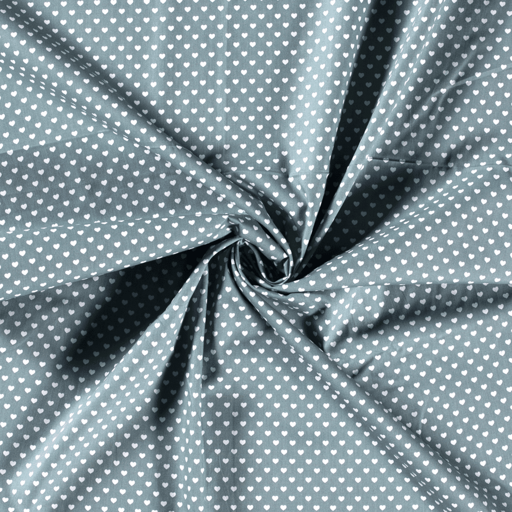 Popeline Coton – Motif Coeurs — vue 8