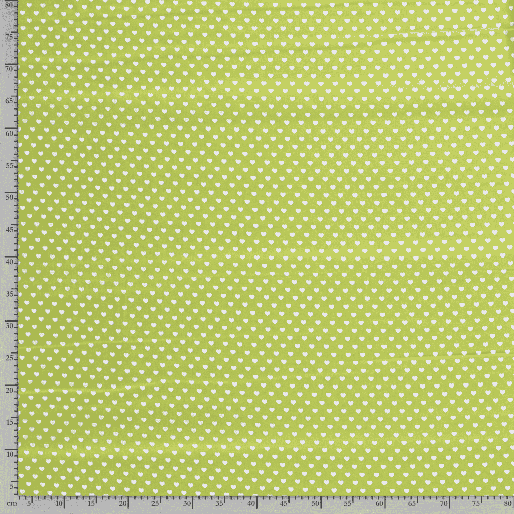 Popeline Coton – Motif Coeurs