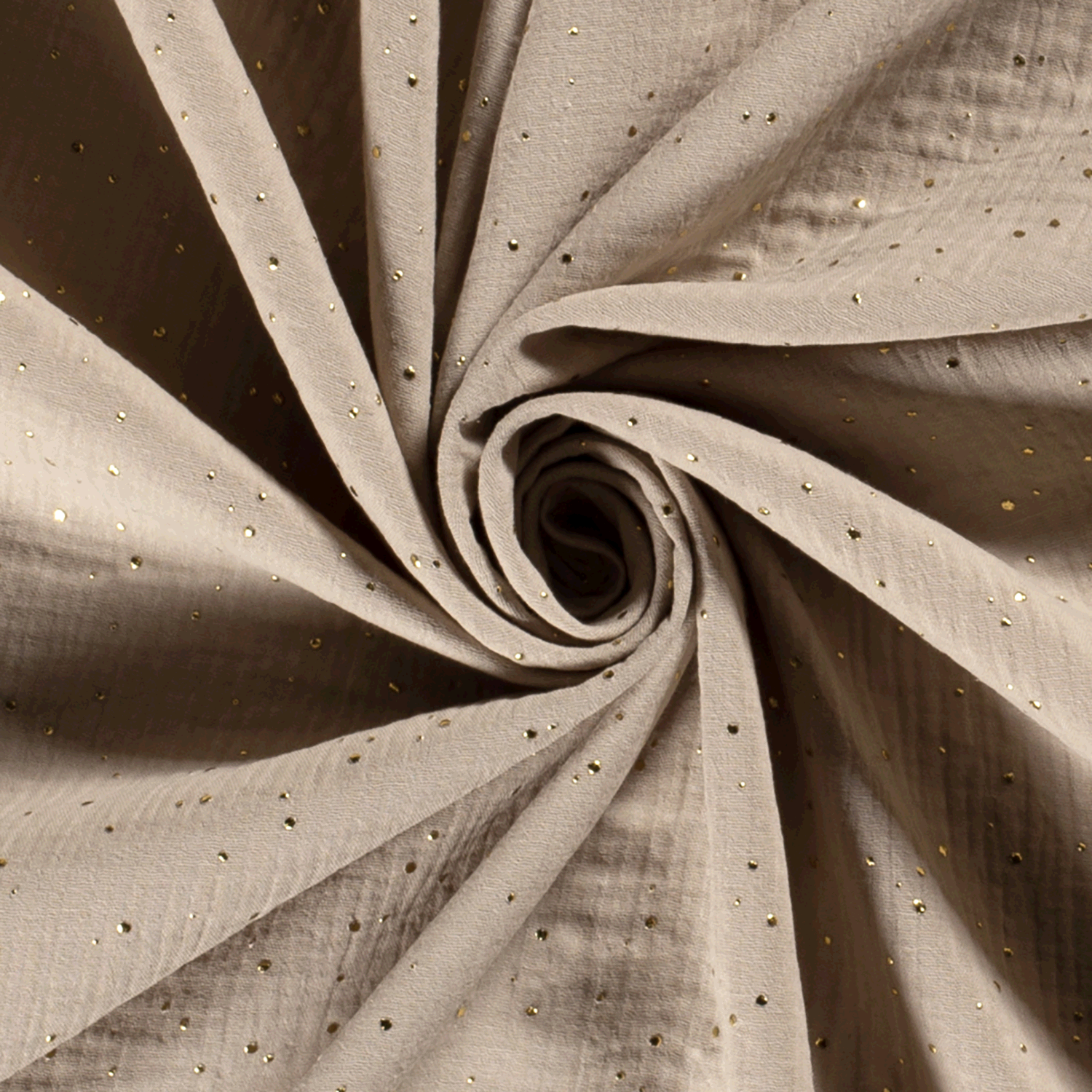 MOUSSELINE DOUBLE GAZE – Points dorés — vue 12
