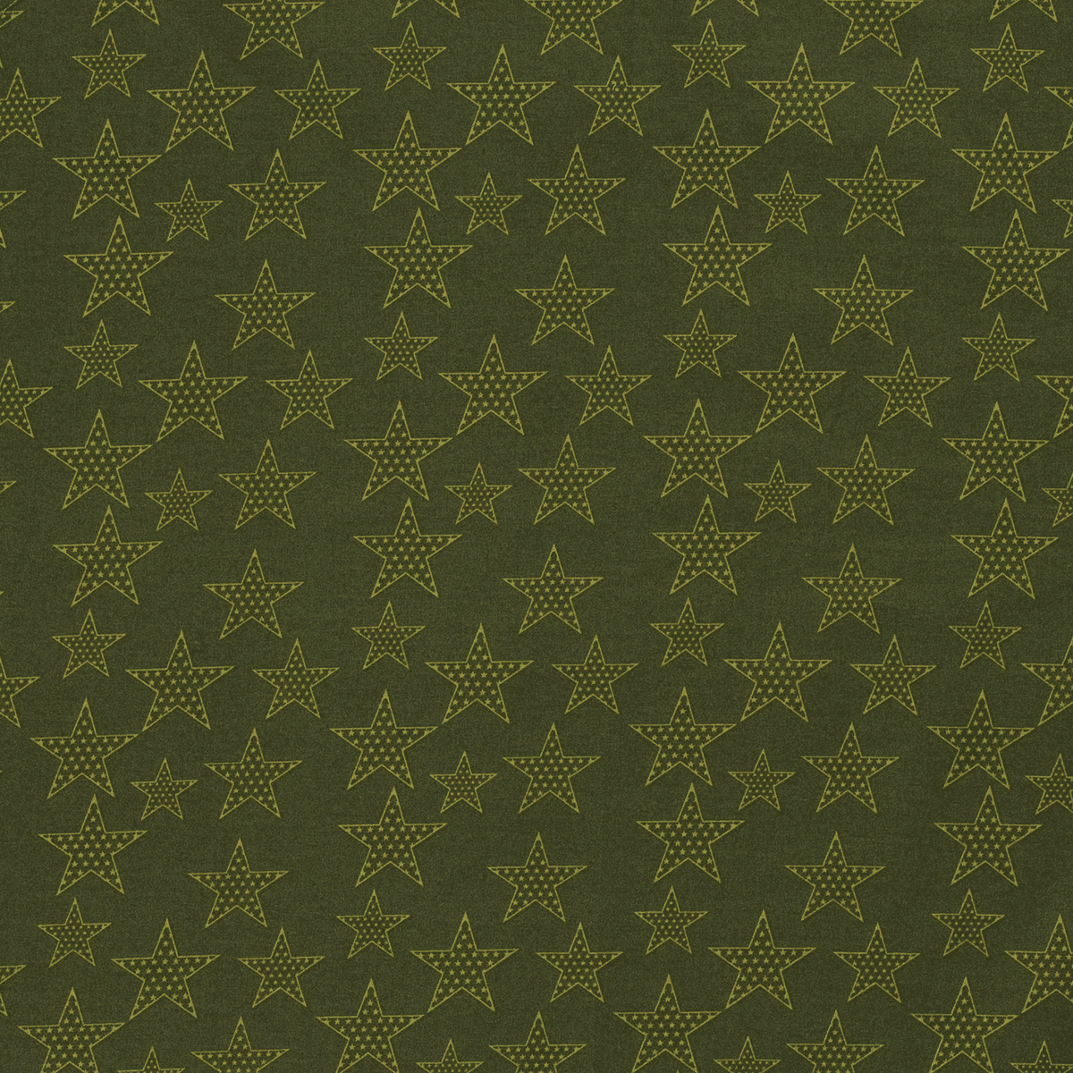 Popeline Coton – Motif Étoile