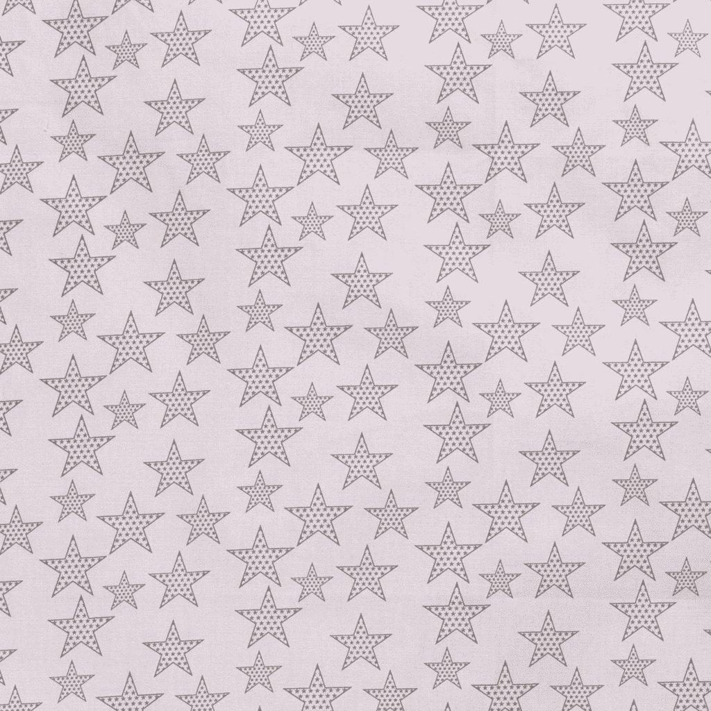 Popeline Coton – Motif Étoile — vue 3