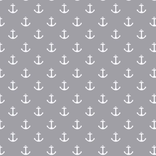 Popeline Coton – Motif Ancre Marine — vue 4