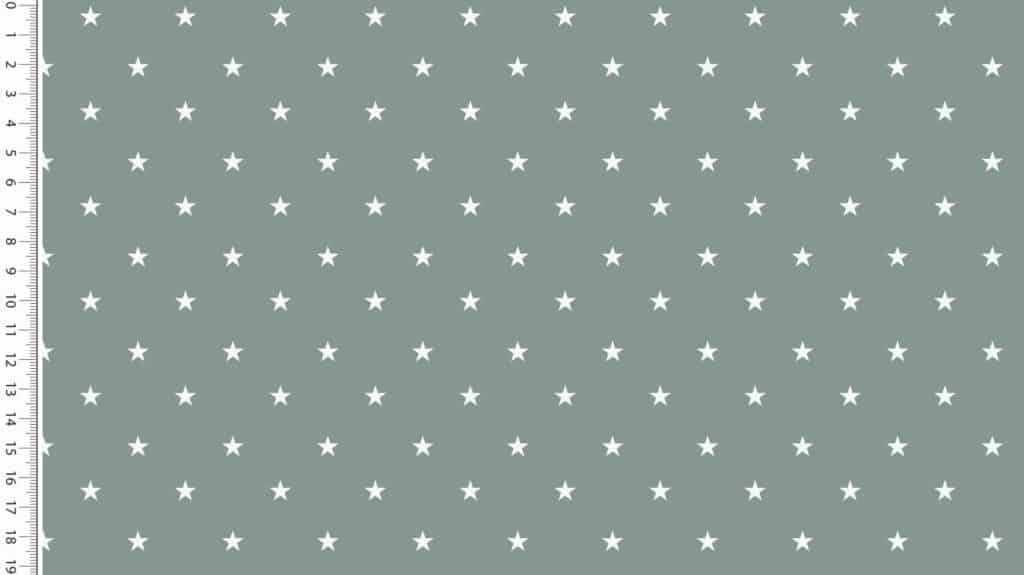 Popeline Coton – Motif Petites Étoiles