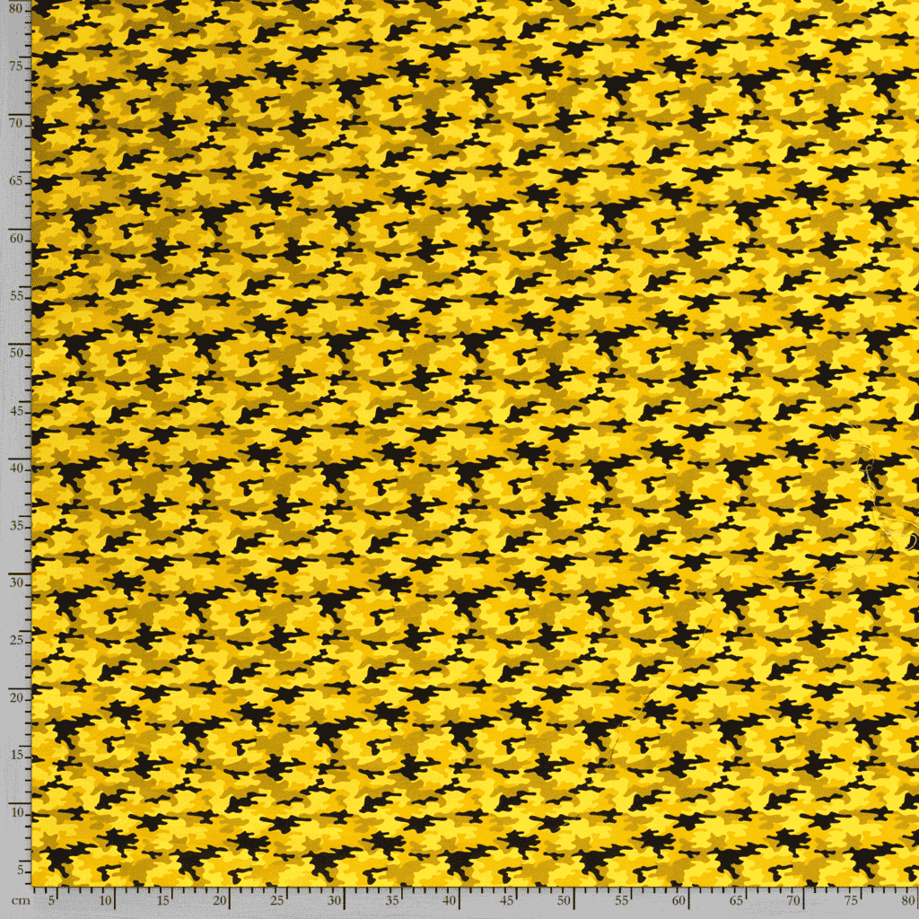 Popeline Coton – Motif Camouflage / Militaire — vue 7