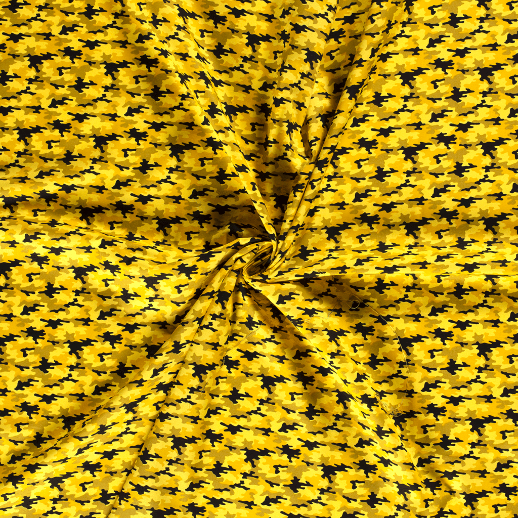 Popeline Coton – Motif Camouflage / Militaire — vue 6