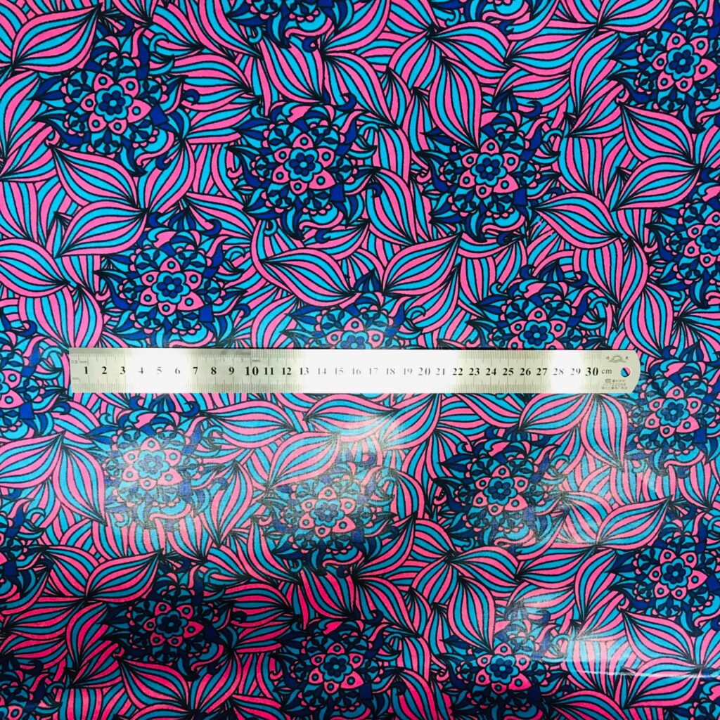 Tissu Africain Motif Fleurs Mandala — vue 3
