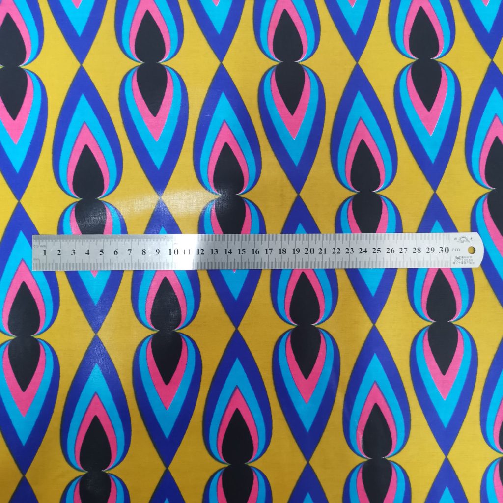Tissu Africain Motif Gouttes D’eau — vue 2