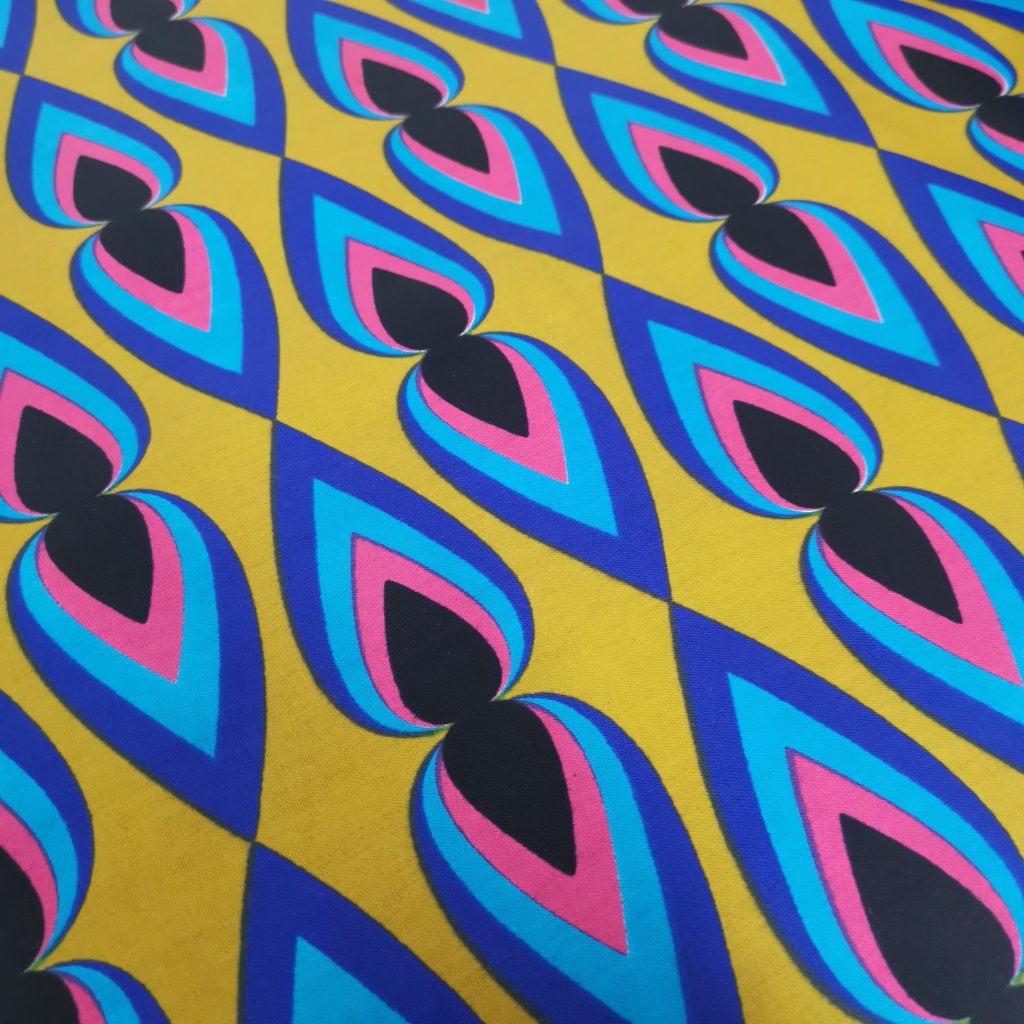 Tissu Africain Motif Gouttes D’eau — vue 4