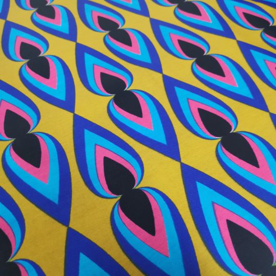 Tissu Africain Motif Gouttes D’eau — vue 4