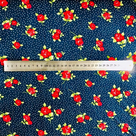 Tissu Jersey Imprime Fleurs — vue 3