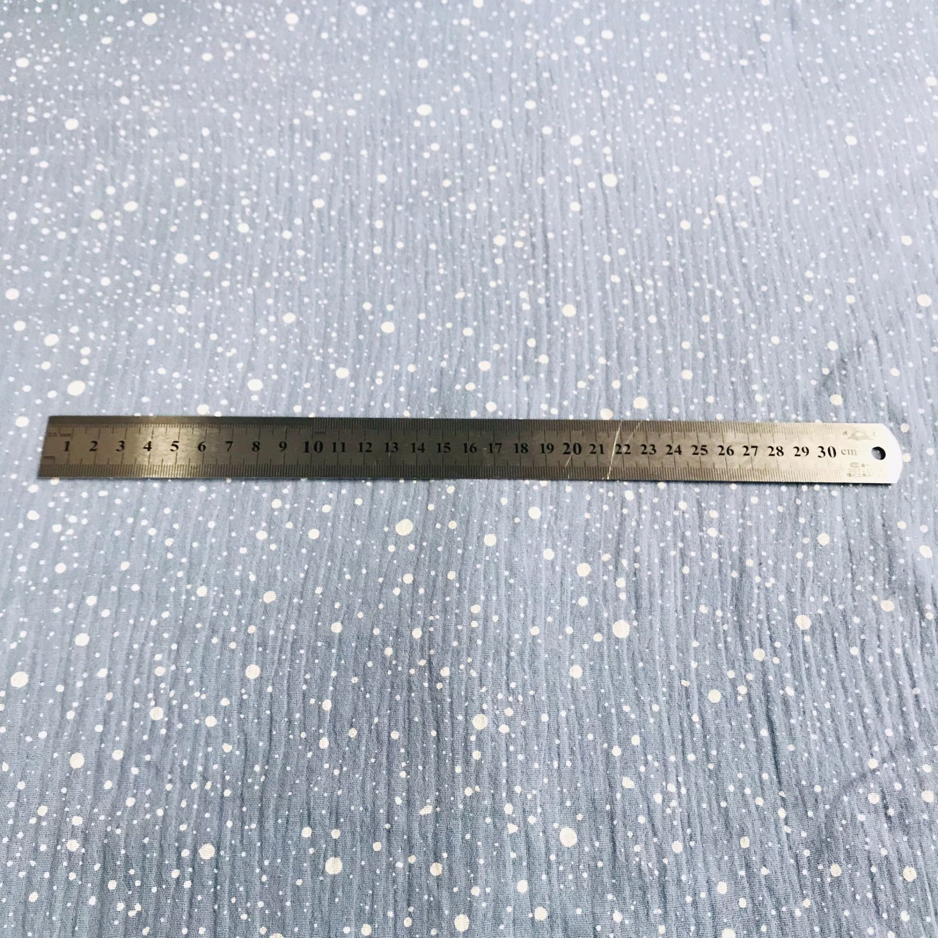 Mousseline Double Gaze Imprime Cometes — vue 19