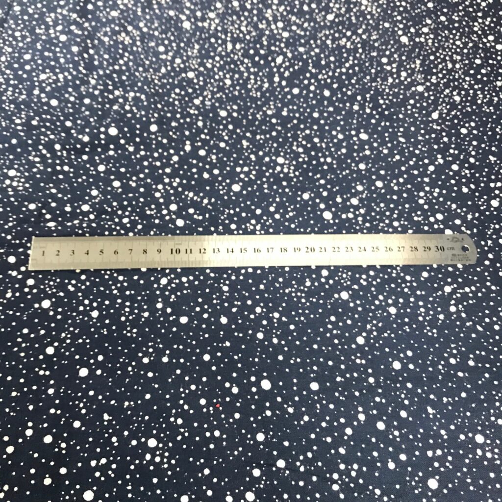 Mousseline Double Gaze Imprime Cometes — vue 17