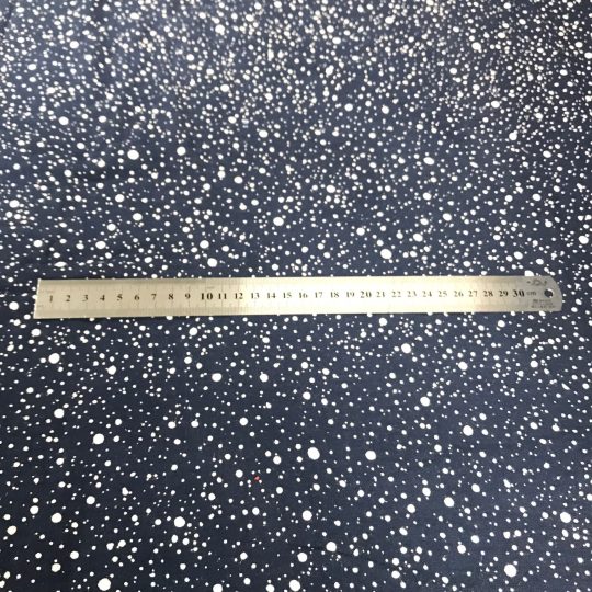 Mousseline Double Gaze Imprime Cometes — vue 17