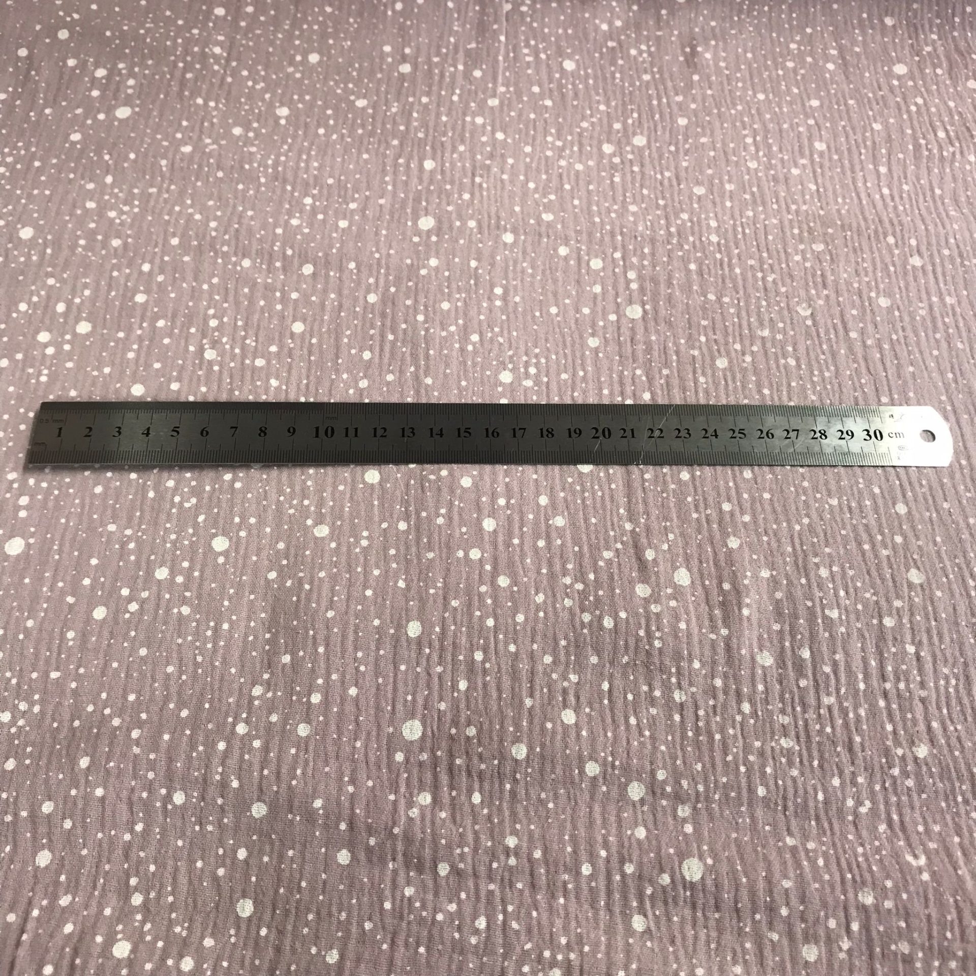 Mousseline Double Gaze Imprime Cometes — vue 15