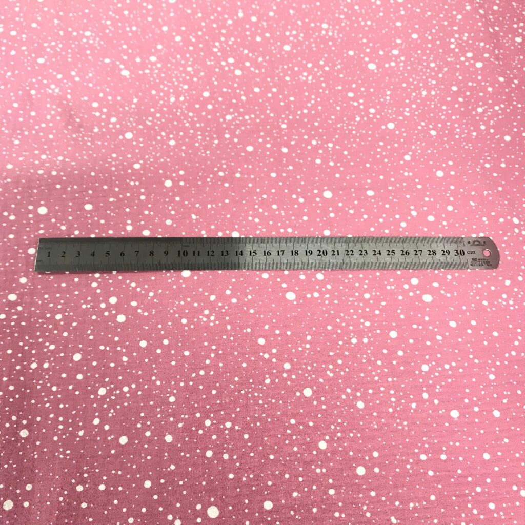 Mousseline Double Gaze Imprime Cometes — vue 13