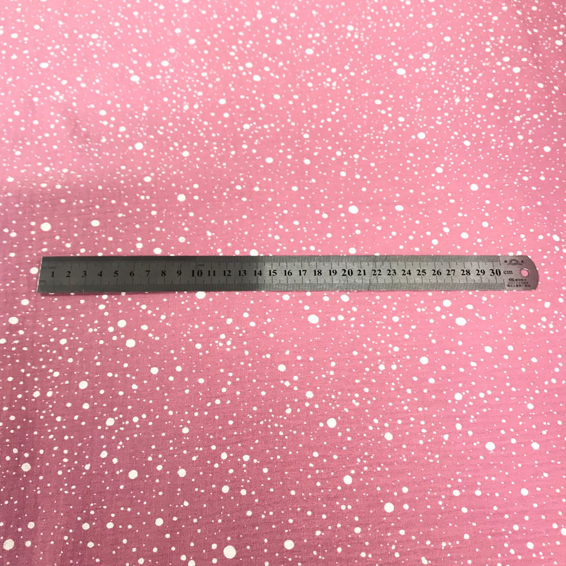Mousseline Double Gaze Imprime Cometes — vue 13