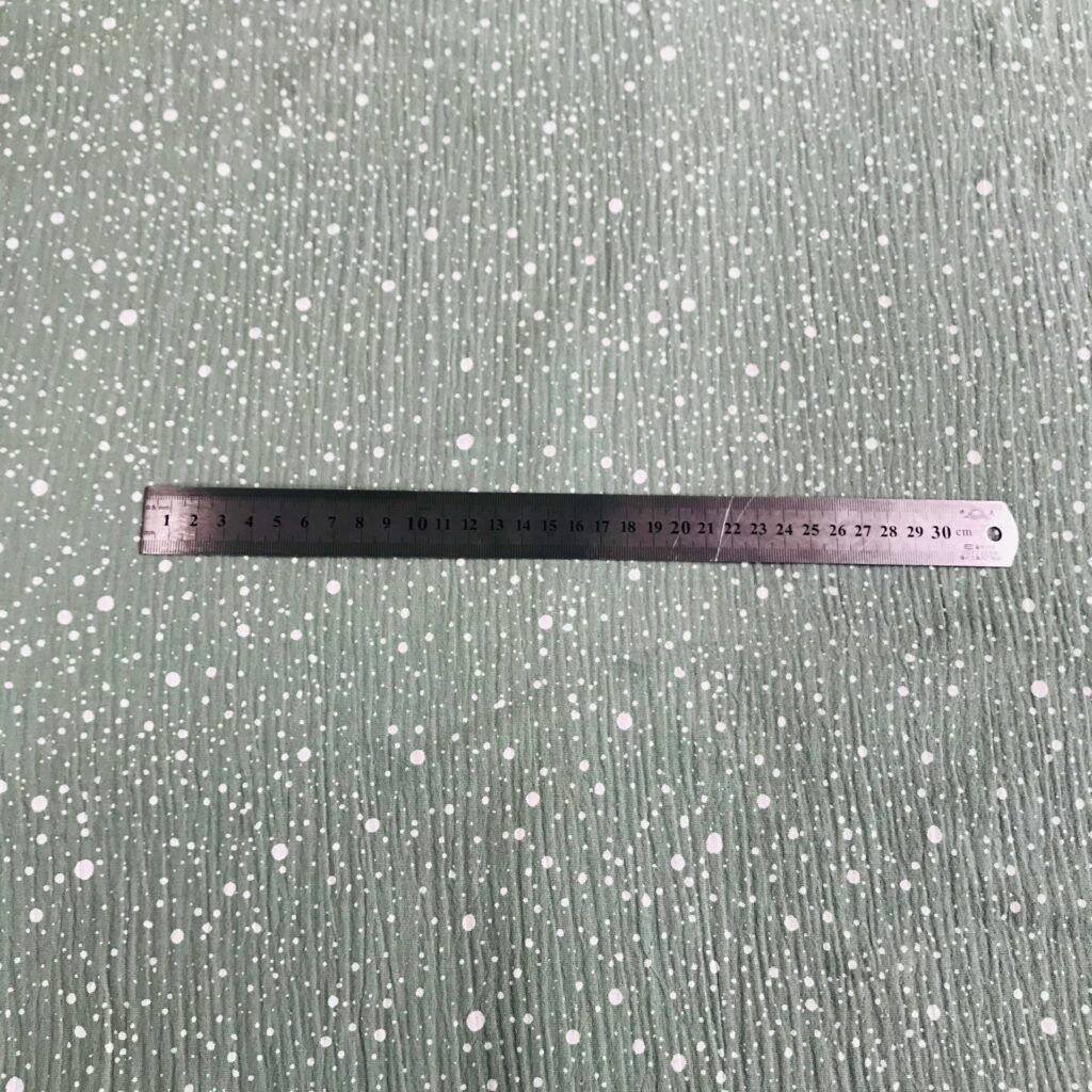 Mousseline Double Gaze Imprime Cometes — vue 11