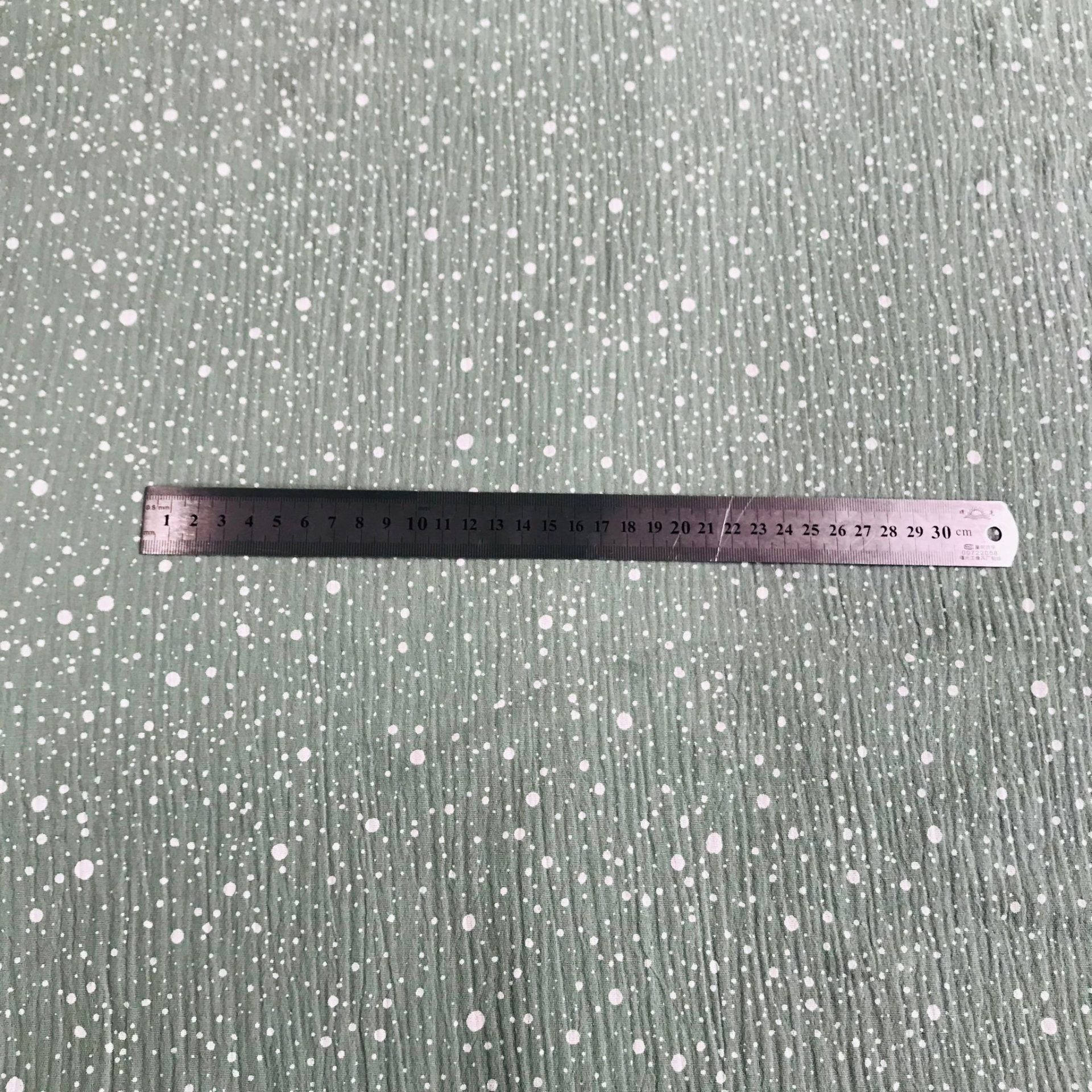 Mousseline Double Gaze Imprime Cometes — vue 11