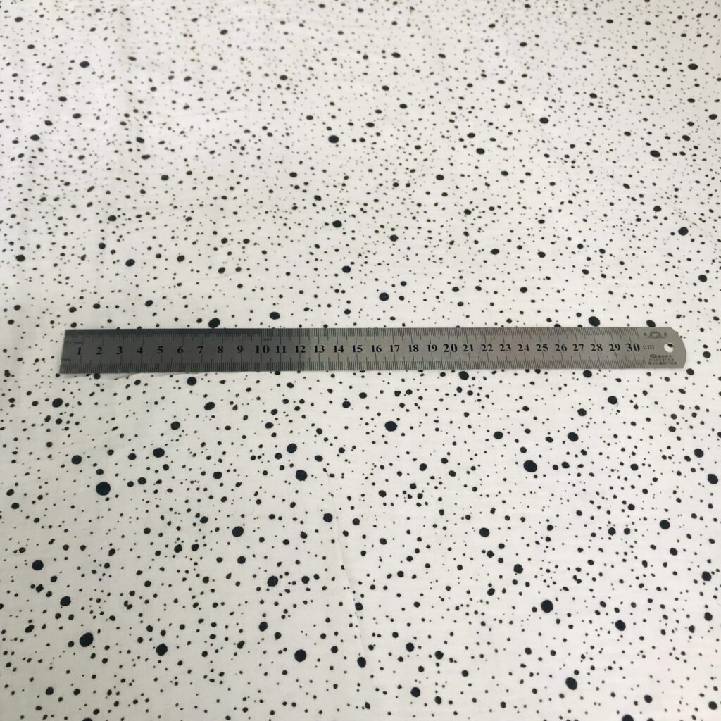Mousseline Double Gaze Imprime Cometes — vue 7