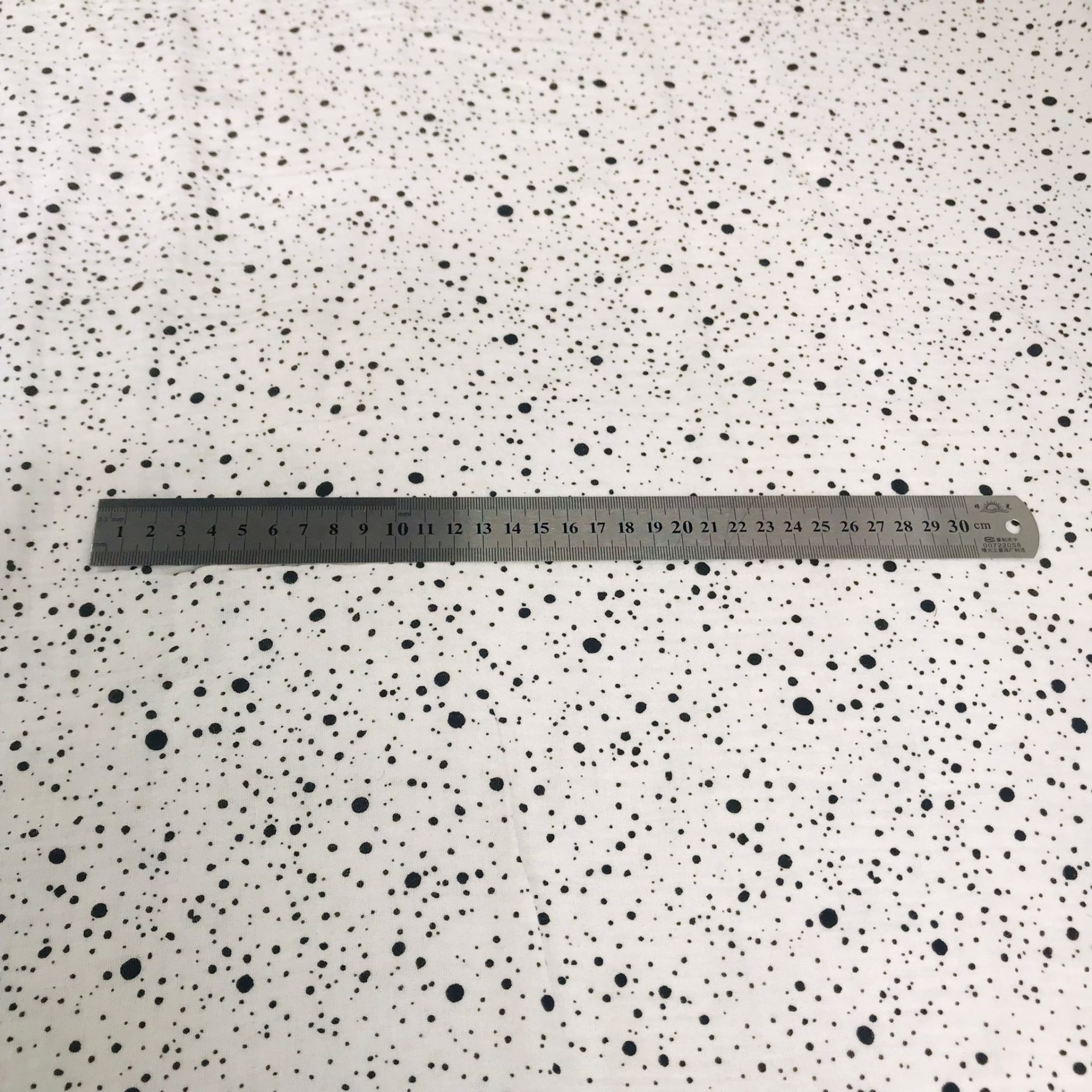 Mousseline Double Gaze Imprime Cometes — vue 7