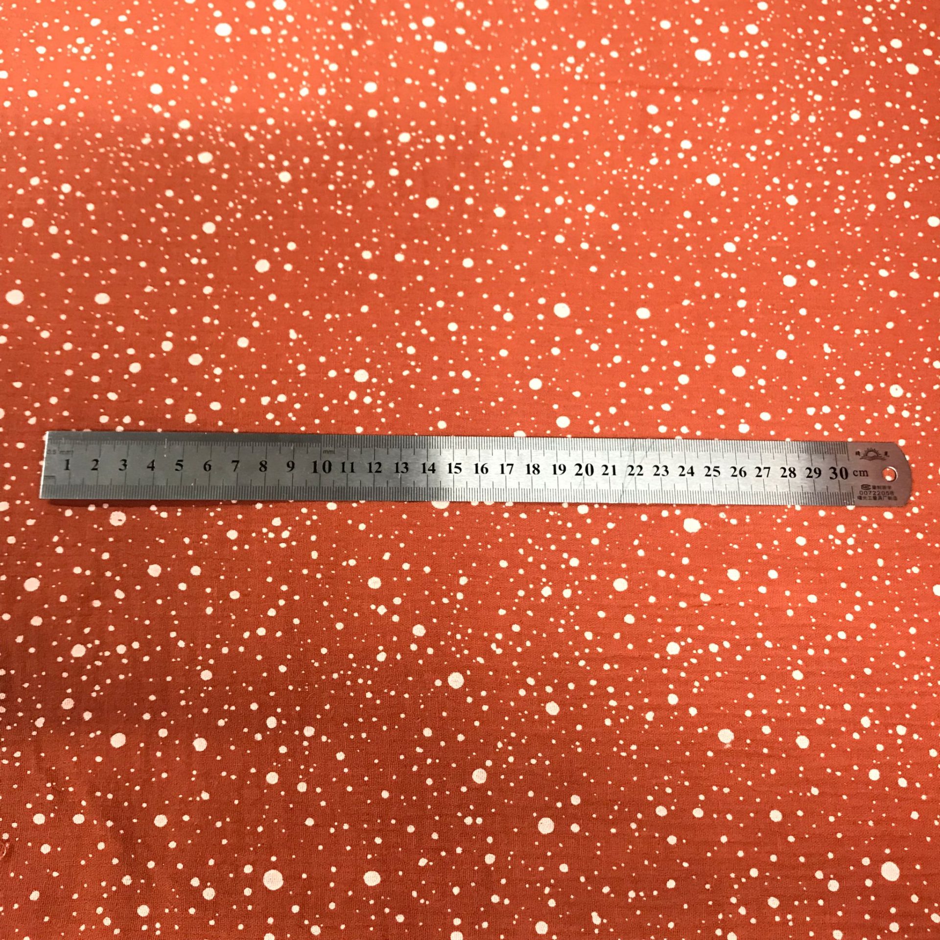 Mousseline Double Gaze Imprime Cometes — vue 5
