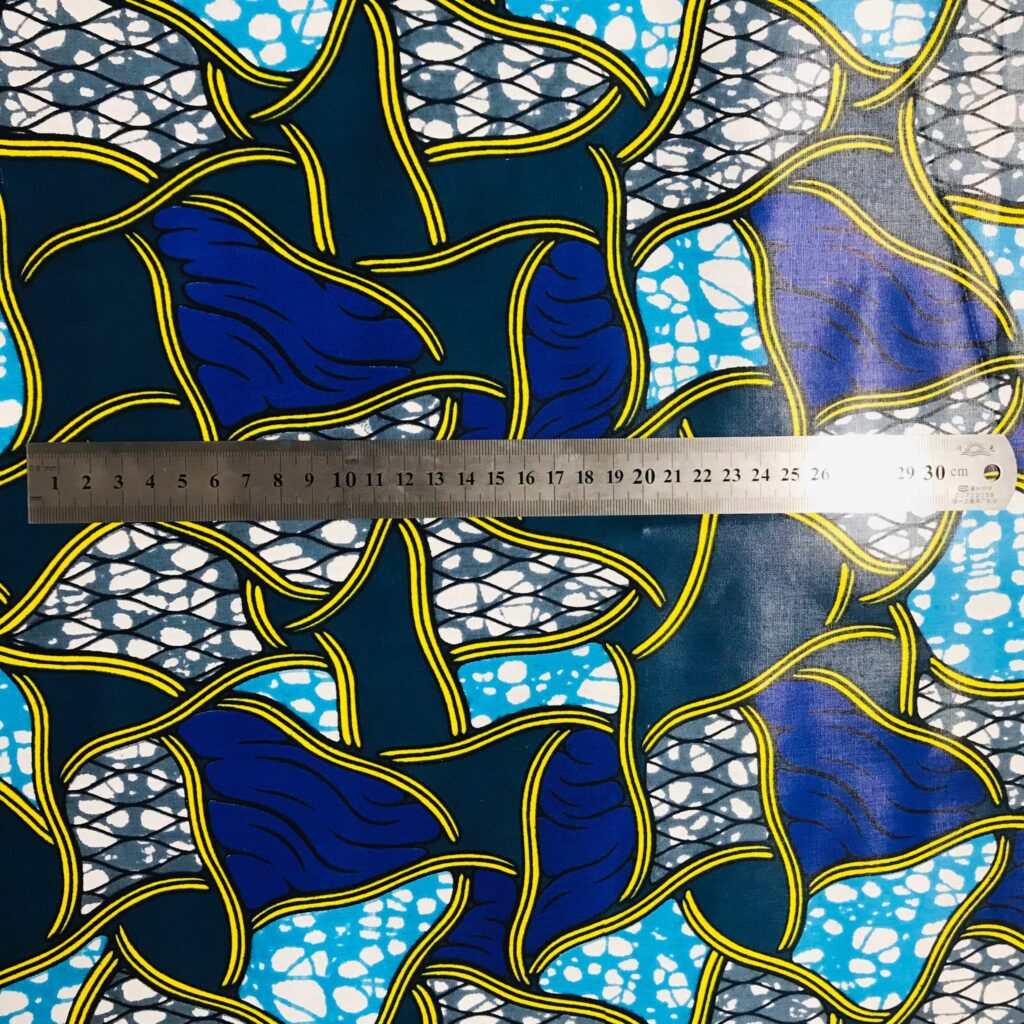 Tissu Africain Motif Geometrique Abstrait — vue 3