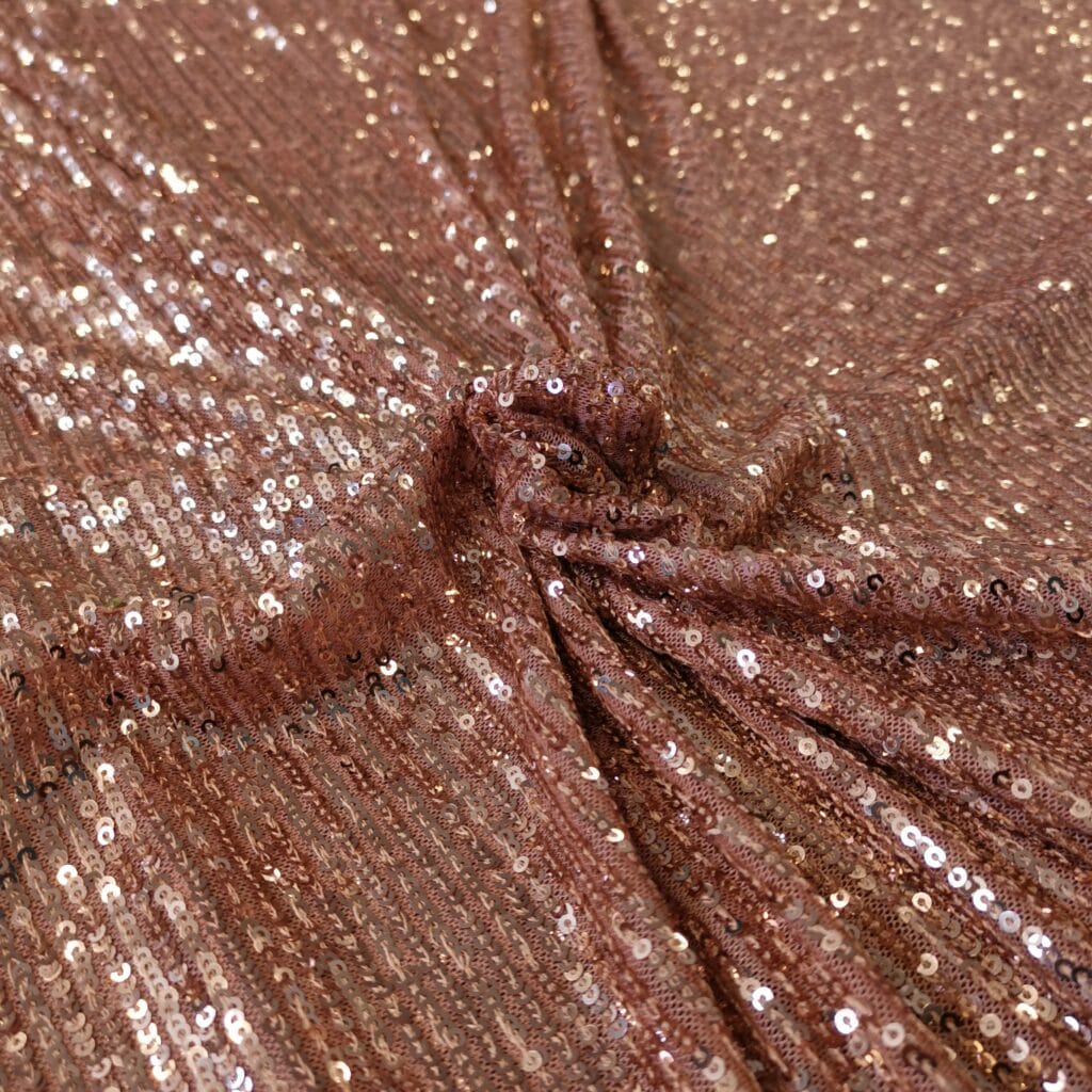 Tissu Pailleté Sequin Élasthane — vue 5