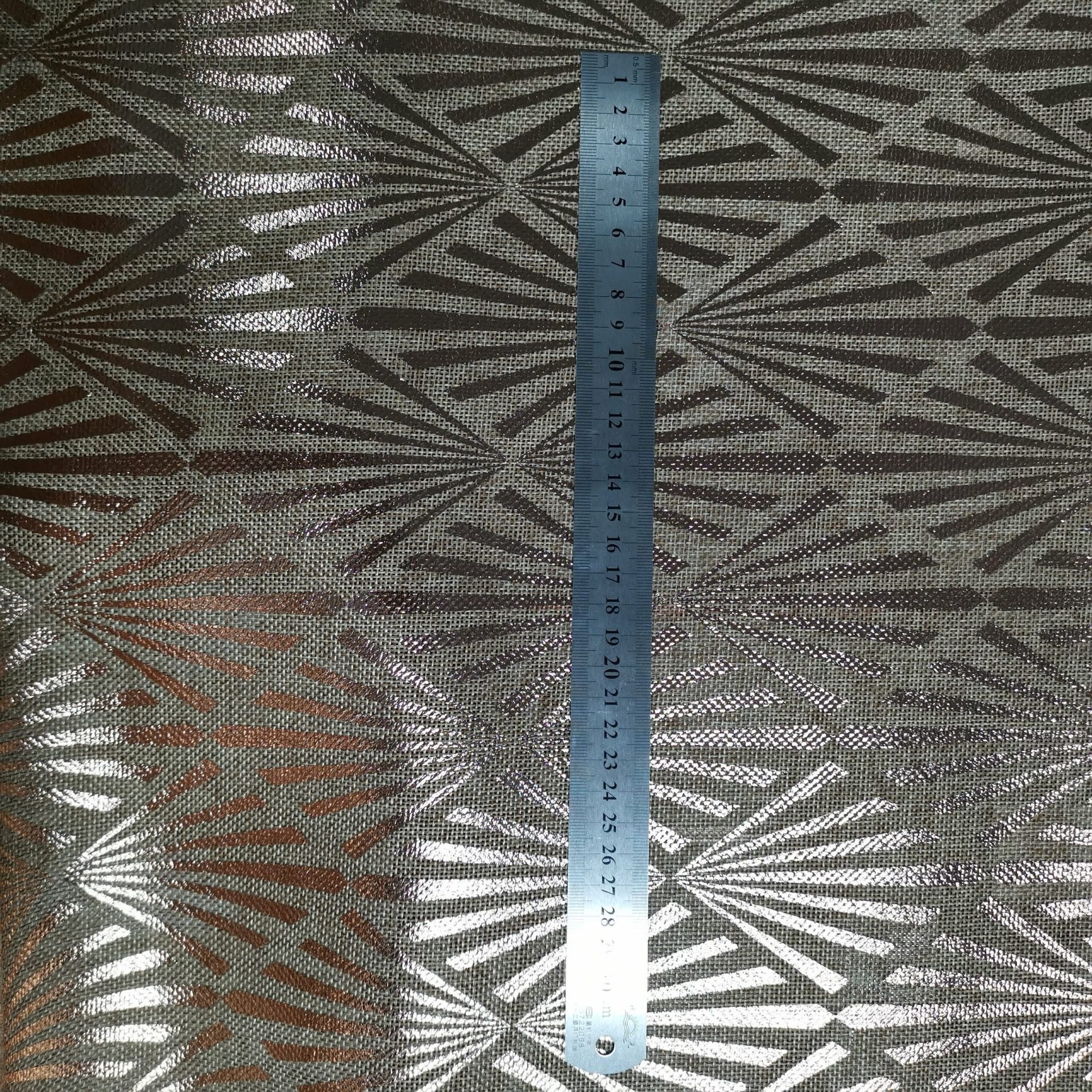 Toile De Jute Impression Métal – Losange Abstrait — vue 5