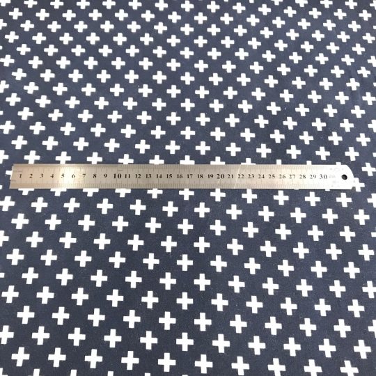 Jersey Coton Motif Croix — vue 7