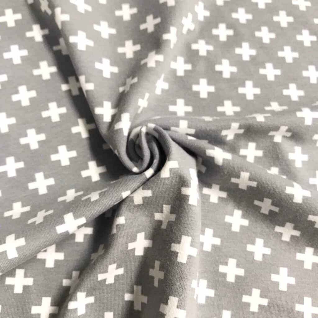 Jersey Coton Motif Croix