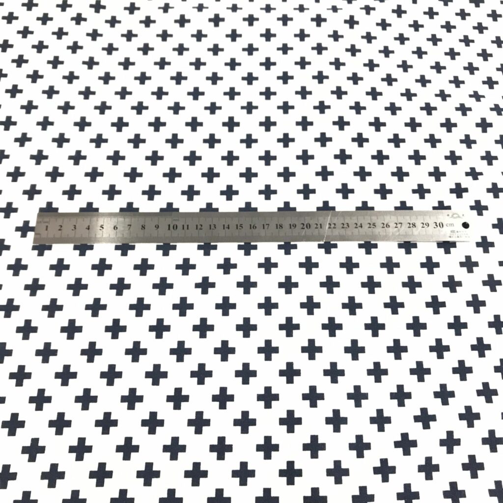 Jersey Coton Motif Croix — vue 5