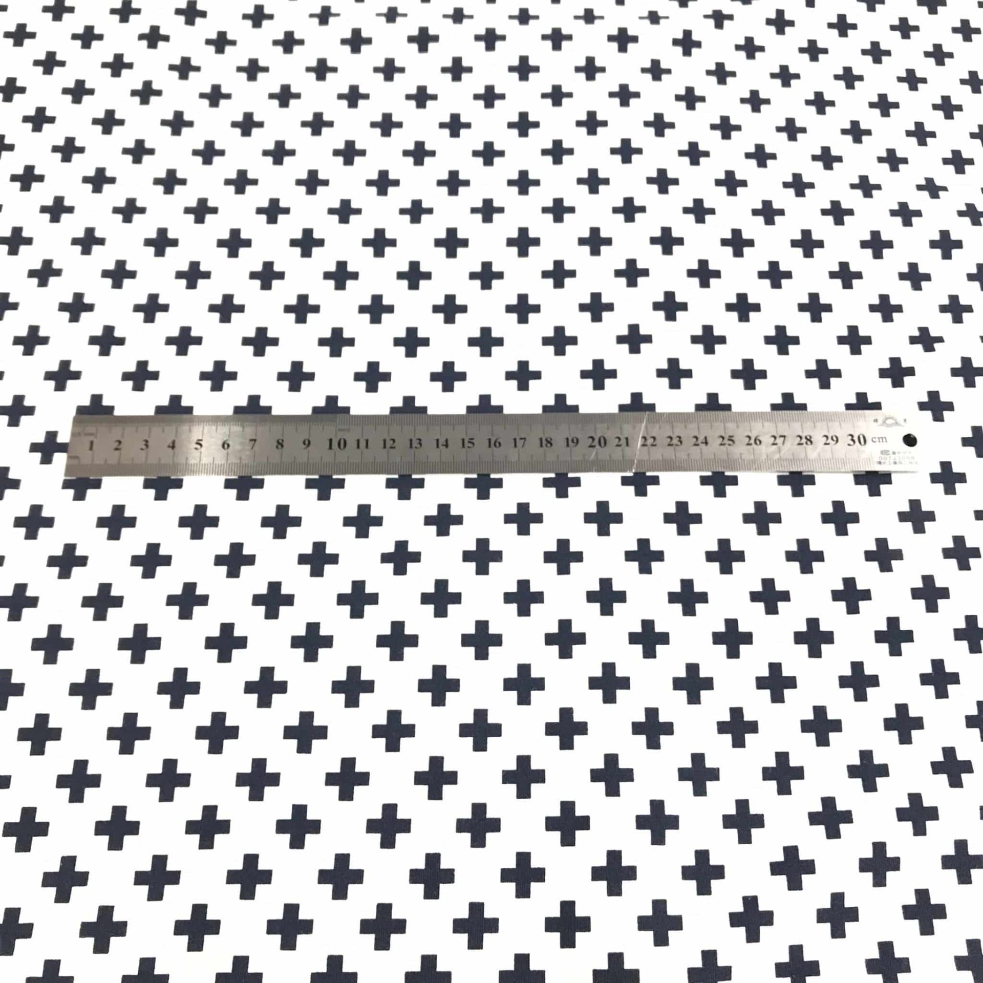Jersey Coton Motif Croix — vue 5
