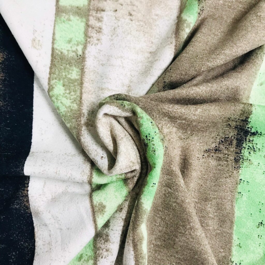 Tissu Jersey Imprime Rayure — vue 4
