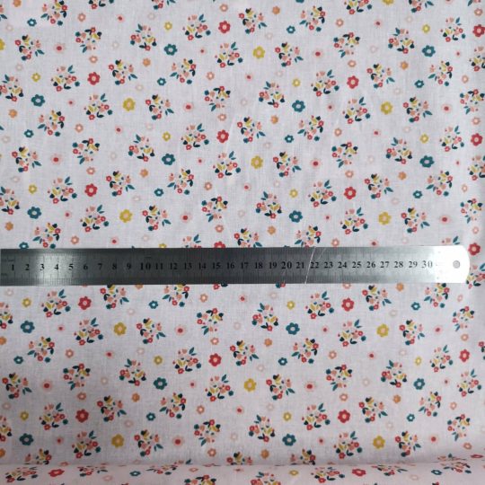 Coton Motif Floral — vue 2