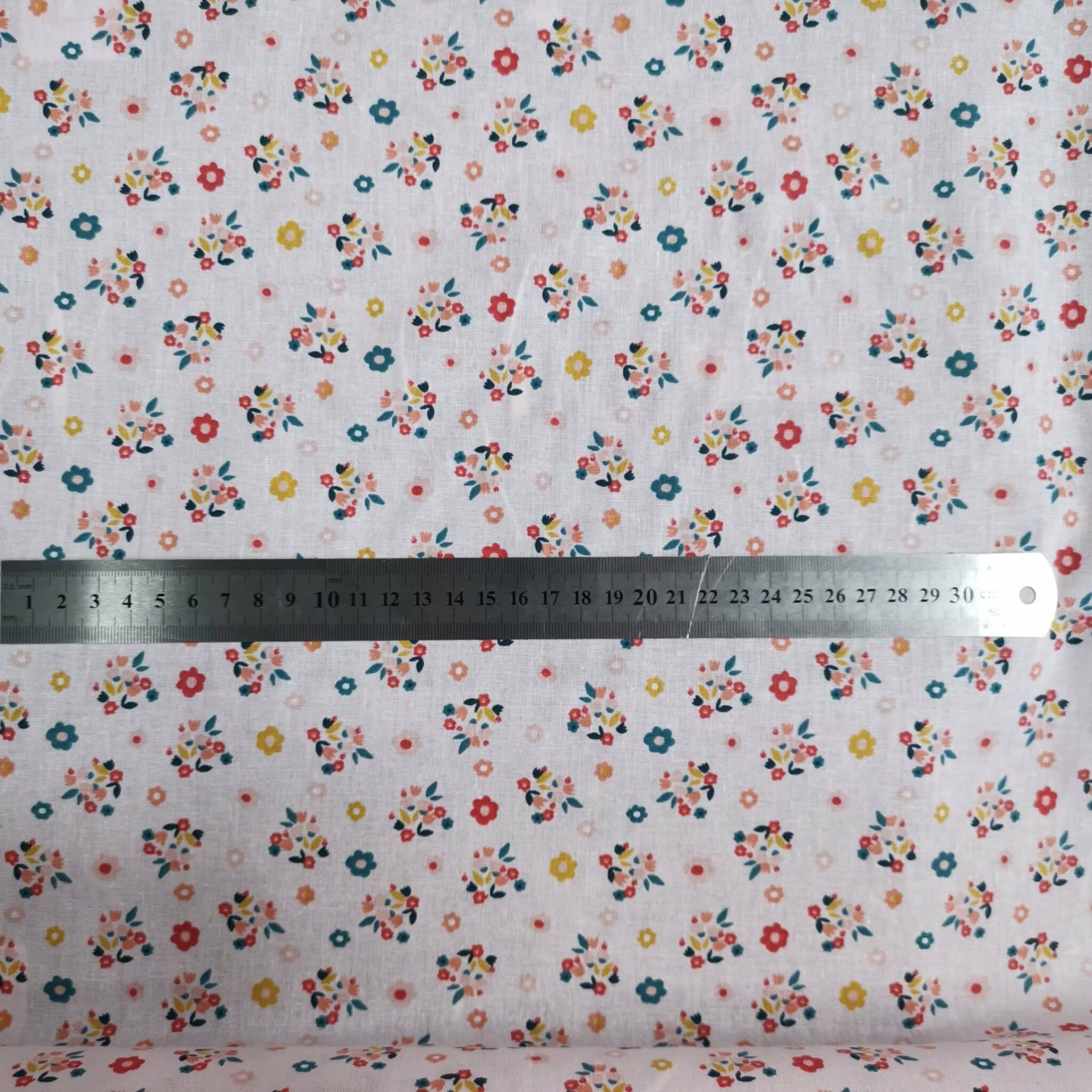 Coton Motif Floral — vue 2