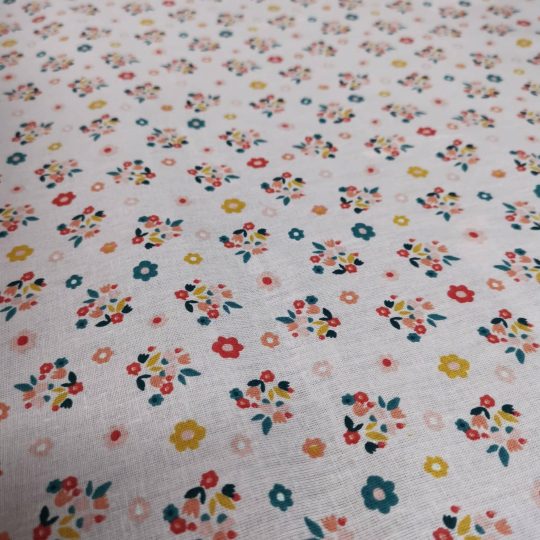 Coton Motif Floral — vue 3