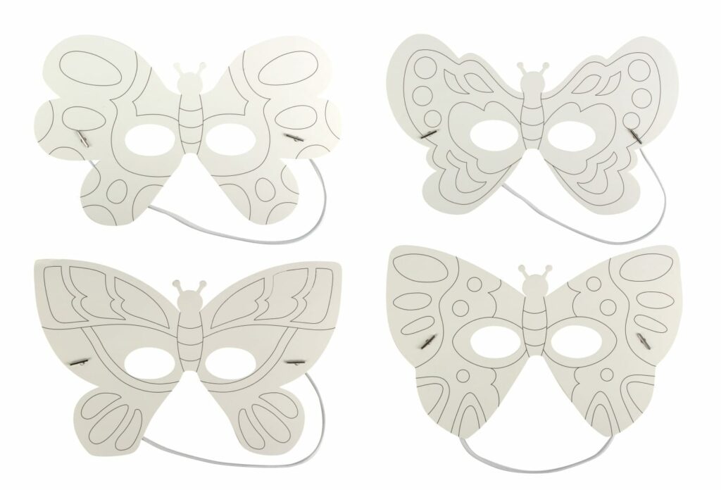Masque Carton À Colorier — vue 6