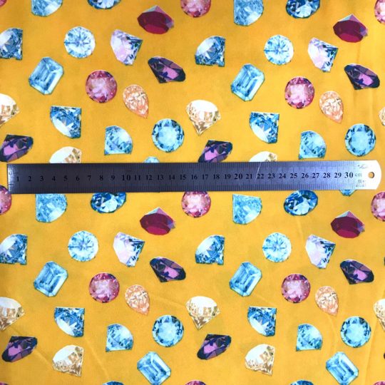 Tissu Imprime Diamants — vue 3