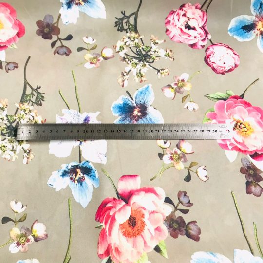 Tissu Imprime Fleurs Colorées — vue 3