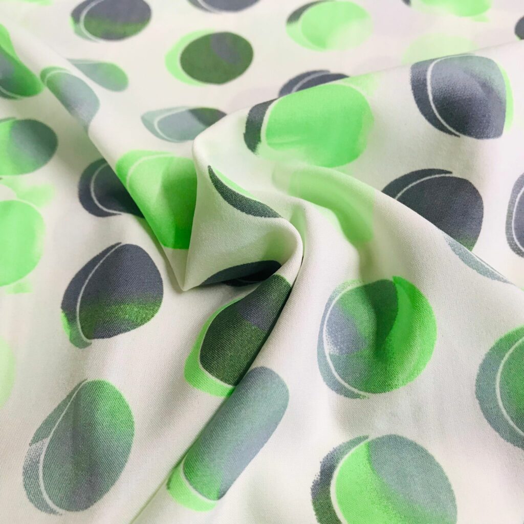 Tissu Imprime Ronds Croissants — vue 4