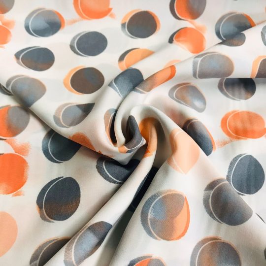 Tissu Imprime Ronds Croissants — vue 6