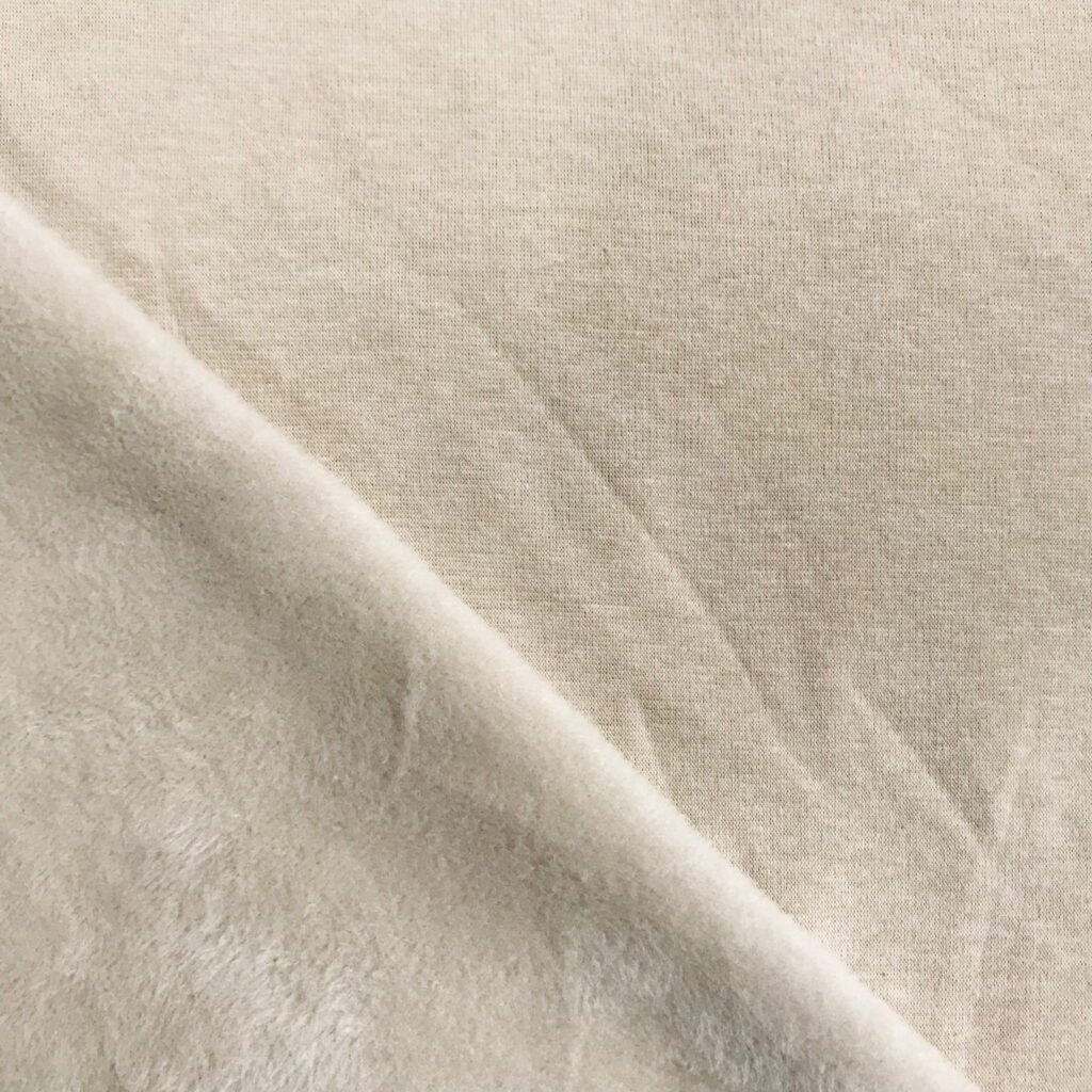 Tissu Sweat Doudou Uni — vue 7