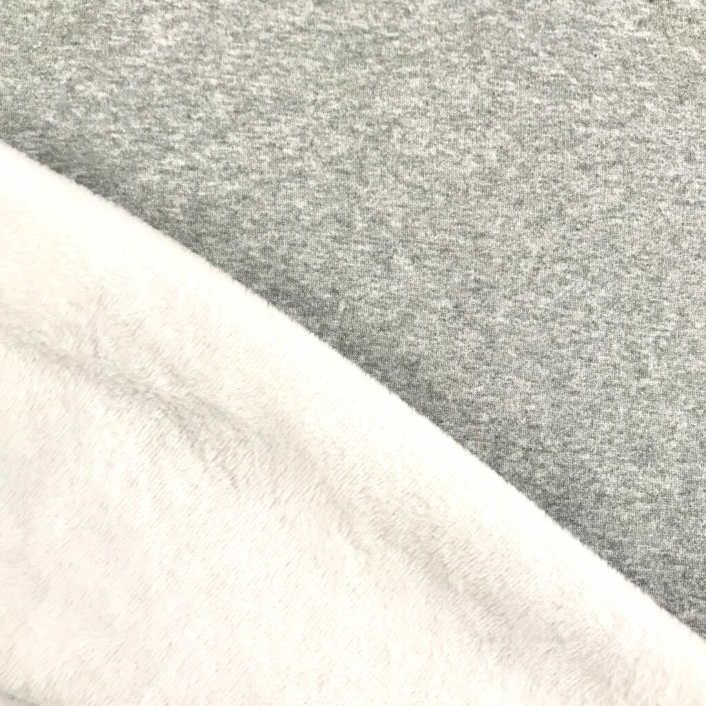 Tissu Sweat Doudou Uni — vue 3