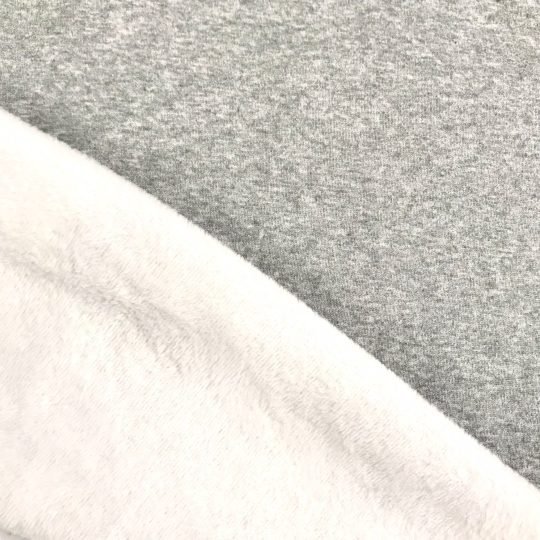 Tissu Sweat Doudou Uni — vue 3