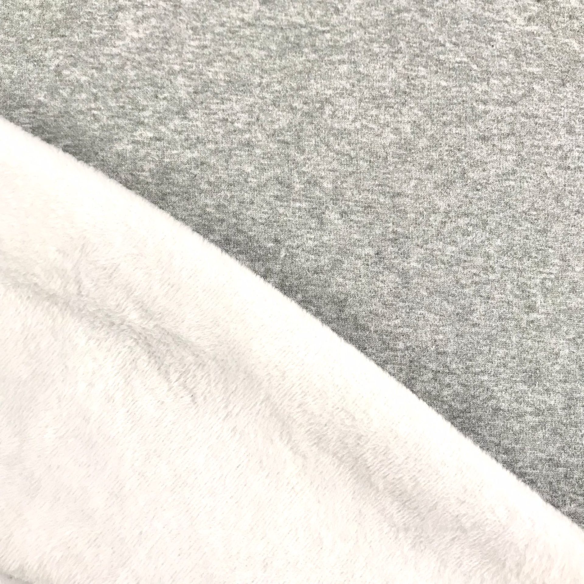Tissu Sweat Doudou Uni — vue 3