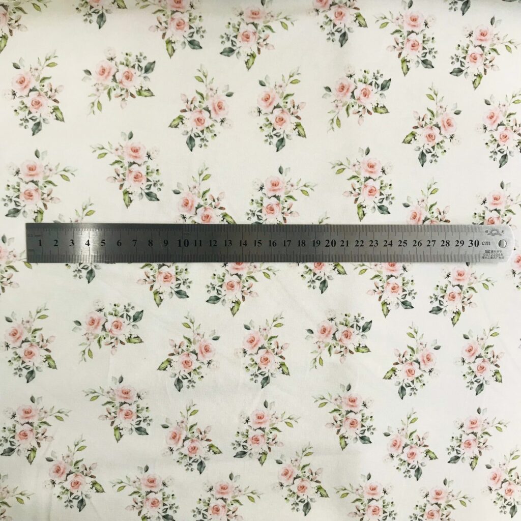 Jersey Bio Motif Roses — vue 3