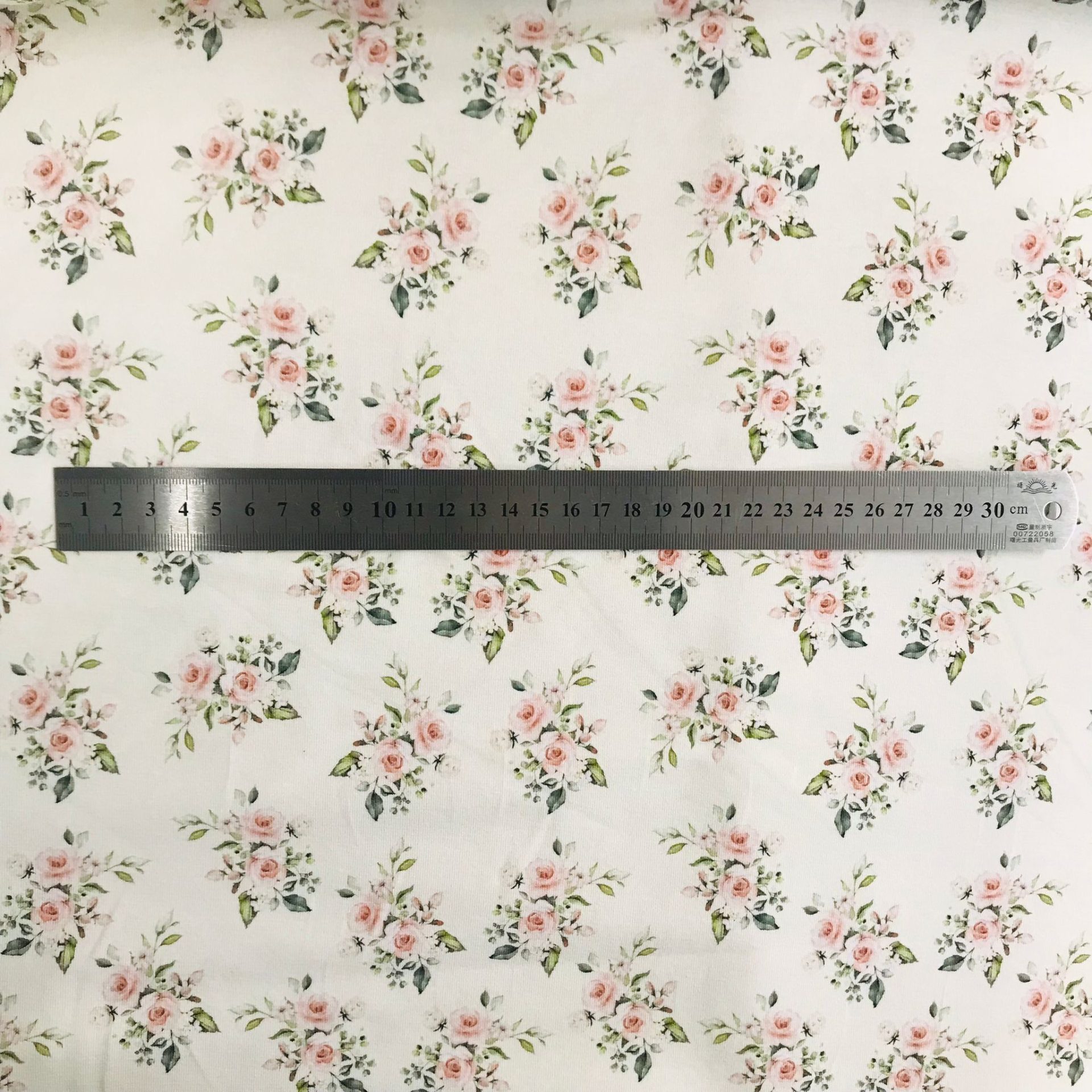 Jersey Bio Motif Roses — vue 3