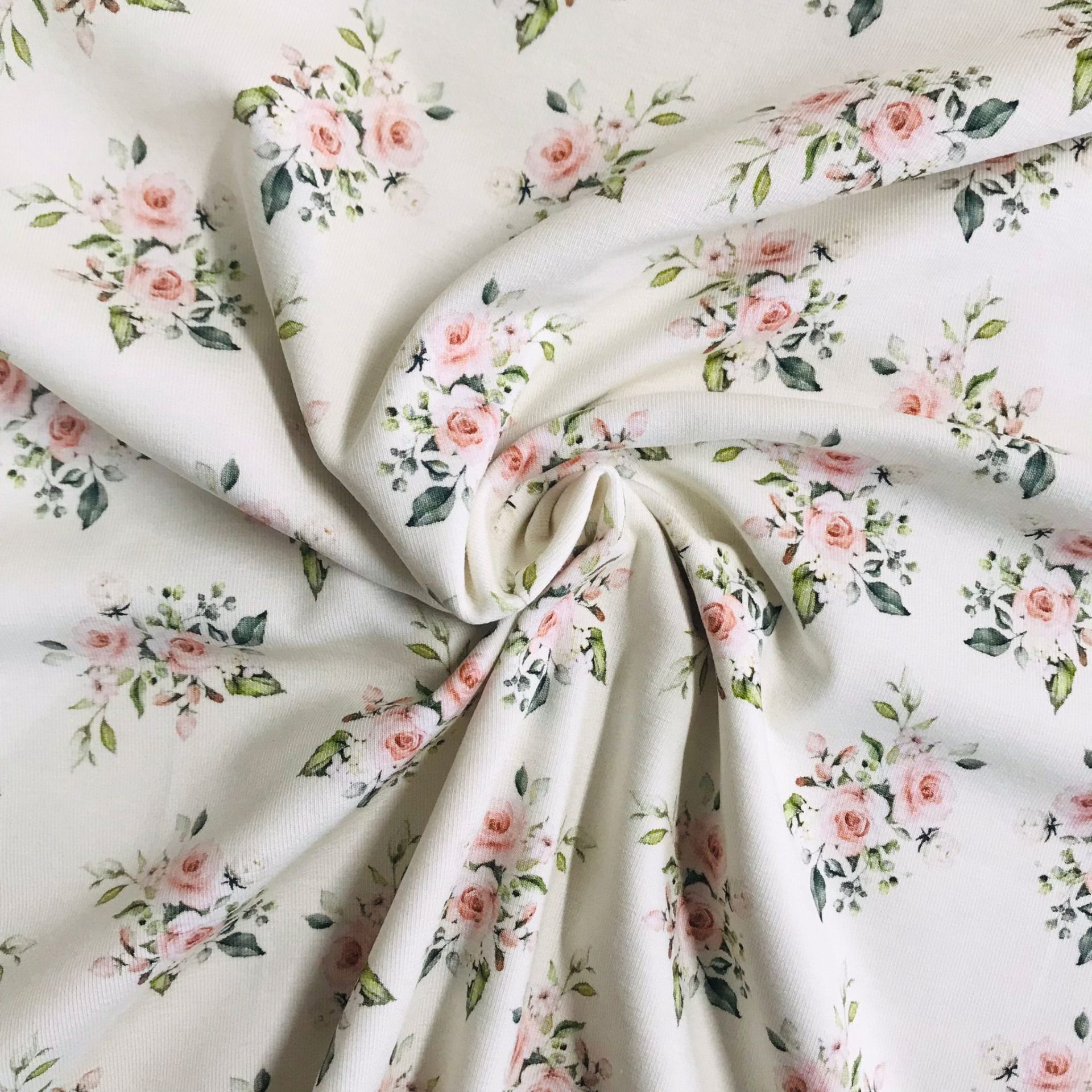 Jersey Bio Motif Roses